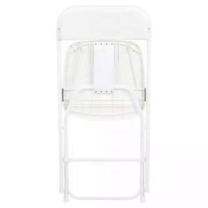 Chaises pliantes en plastique blanc pour la <span class=keywords><strong>location</strong></span> d'événements, en HDPE, capacité de charge élevée, empilables, pliables, portables, pour jardin, fête, usage intensif, 650 livres - Product Image 4