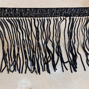 Commercio all'ingrosso paillettes nappa frange paillettes catena trim per abito da ballo latino <span class=keywords><strong>macrane</strong></span> nappa frange donne - Product Image 5