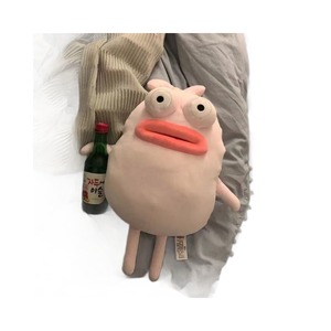 Muñeco de Peluche de Conejo de Boca Grande, Divertido y Adorable, Súper Suave, Almohada para Dormir, 45cm/75cm, para Mayores de 14 Años - Product Image 5