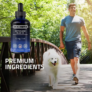 Suplemen kesehatan kualitas tinggi tetes biru metil L kelas <span class=keywords><strong>USP</strong></span> 1% untuk dewasa 30ml/50ml/100ml bukan untuk wanita hamil - Product Image 3