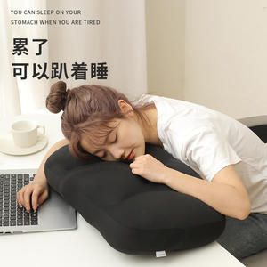 Oreiller coréen en particules de mousse, support carré pour le cou et les lombaires, fermeté moyenne, housse lavable pour usage professionnel adulte - Product Image 5