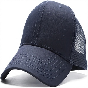 Casquettes de baseball unisexes en maille, 6 panneaux, couleur unie, ajustables et respirantes, pour le printemps, l'été, les loisirs et les activités de plein air - Product Image 1