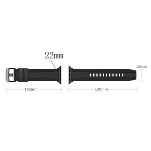 <span class=keywords><strong>Bracelet</strong></span> de montre en caoutchouc FKM pour IWatch <span class=keywords><strong>44mm</strong></span> 45mm 49mm 42mm Hommes Bracelets de montre en silicone Ultra 2 Iwatch Series 9 8 7 6 - Product Image 6