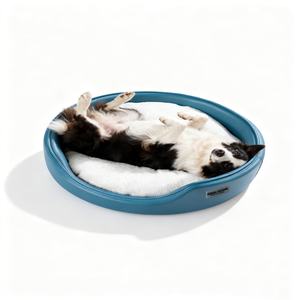 เตียงสัตว์เลี้ยงหนังแท้ทันสมัย |   เตียงนอนสัตว์เลี้ยงนุ่มสบายสำหรับแมวและสุนัขพันธุ์เล็ก ใช้ภายในอาคาร |   ผู้ผลิตเฟอร์นิเจอร์สัตว์เลี้ยงที่มีสไตล์แบบ OEM - Product Image 5