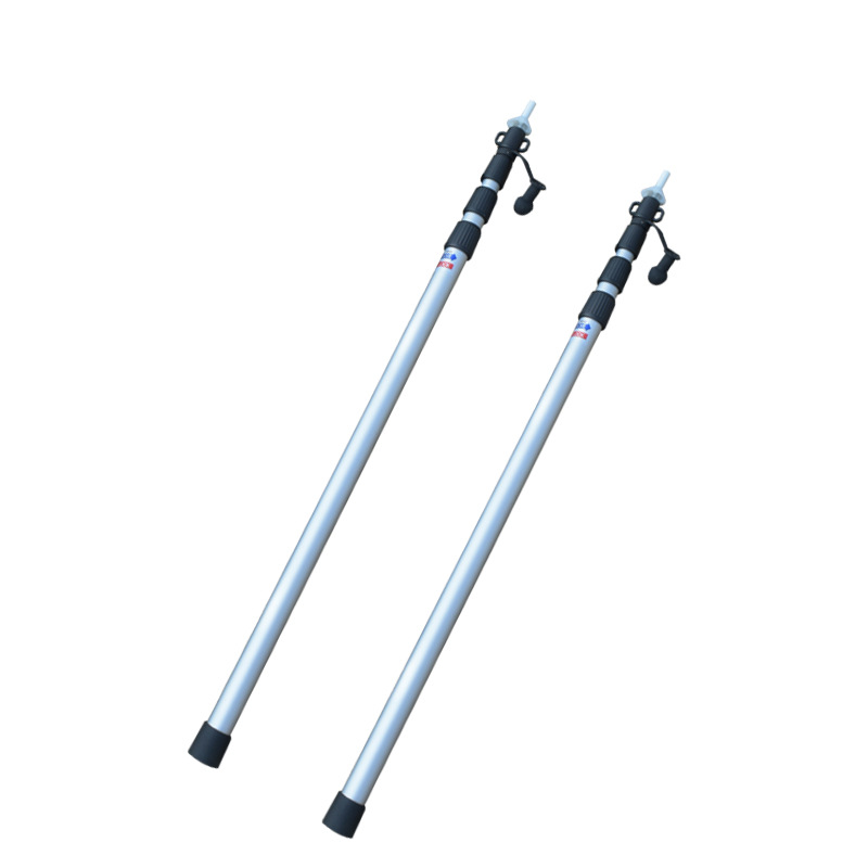 Портативные и легкие Сменные навес регулируемые алюминиевые стержни телескопические брезентовые полюсы для кемпинга