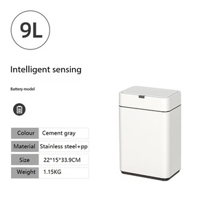 Intelligent Trash Can Automatic <strong>Sensor</strong> <strong>Dustbin</strong> Home Smart <strong>Sensor</strong> Electric Wast Bin for Kitchen Bathroom and Office - Product Image 6