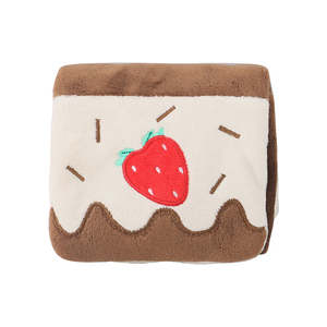 Produttore all'ingrosso fornitore di giocattoli per animali domestici cane di peluche farcito interattivo <span class=keywords><strong>2</strong></span> in 1 pieghevole Snuffle torta cane cigolante cane masticare giocattoli - Product Image 4