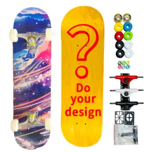 Un adulto Cruiser camion frantoio cavo ruota di acero Skate Board a buon mercato Longboard per la ragazza Skateboard