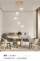 Nouveau Lustre de Luxe en Cristal pour Escalier, Suspension Moderne et Simple pour Villa, Duplex, Salon