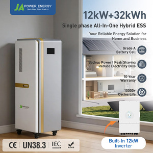 Sistema de Almacenamiento de Energía Doméstico con <span class=keywords><strong>Inversor</strong></span> Híbrido Deye Integrado JApower 12kW 32kWh Monofásico Todo en Uno ESS para Energía Solar - Product Image 1