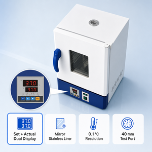 Incubateur électrothermique à température constante fiable HN-40S/40BS 70L avec fonction de minuterie ±0.5 ℃ Pour la recherche en laboratoire de culture microbienne - Product Image 5