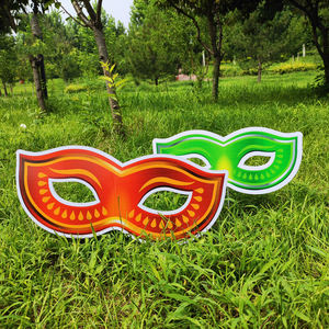 สัญญาณเตือนแบบกําหนดเอง 4 x 8 24x36 การก่อสร้างลูกฟูกพลาสติกแบบกําหนดเองพิมพ์ไดคัทยินดีด้วยลาน 18x24 ป้าย - Product Image 4