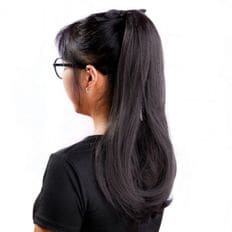 Bacchetta a coda di cavallo lunga e popolare con parte di capelli emotivi per sguardi carichi di emozioni - Product Image 1