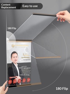 Espositore Magnetico in Acrilico per Licenze Aziendali e Certificati, Formato A4, Bacheca da Parete per Avvisi, Foto e Opere d'Arte - Product Image 2