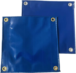 Telo impermeabile in PVC blu resistente e rinforzato - Product Image 1