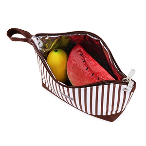 Sac isotherme réutilisable personnalisé en polyester imperméable 15L, pochette thermique multifonction, petit sac à collation, sac à nourriture, sac à maquillage - Product Image 4