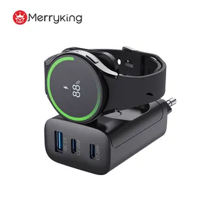 Prise KR de haute qualité KCC KC 5V 3A 12 volts 1.67Amp 3 en 1 chargeur sans fil casque de téléphone montres chargeur usb c magnétique