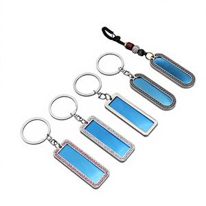 Porte-clés personnalisé en métal pour <span class=keywords><strong>plaque</strong></span> d'<span class=keywords><strong>immatriculation</strong></span>, anti-perte, DIY, pour voiture, sac, étiquette nominative, étiquette d'identification de clé, vente en gros - Product Image 1