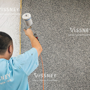 Vissney Revestimiento de Pared Exterior Faux Marble <span class=keywords><strong>para</strong></span> Acabado Acrílico Efecto Piedra Textura Granito Imitación Piedra Pintura <span class=keywords><strong>Pistola</strong></span> Pulverizadora - Product Image 6