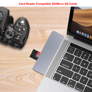 6 en 1 Double USB Type C vers <span class=keywords><strong>3</strong></span> USB <span class=keywords><strong>3</strong></span>.0 Lecteur de carte SD TF <span class=keywords><strong>Thunderbolt</strong></span> <span class=keywords><strong>3</strong></span> <span class=keywords><strong>Hub</strong></span> Compatible <span class=keywords><strong>Macbook</strong></span> <span class=keywords><strong>Pro</strong></span> - Product Image 6