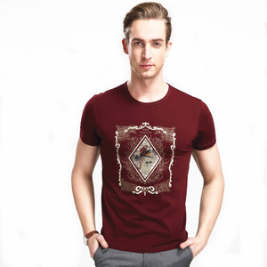 Custom Men's Promotional T-shirt Printing logo 100% Cotton Fabric
