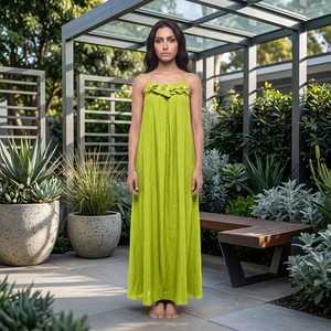 Nouvelle Robe <span class=keywords><strong>Femme</strong></span> Style <span class=keywords><strong>Bohème</strong></span> 2026, Couleur Unie, Coupe Thong, Idéale pour les Vacances à la Plage Européennes - Product Image 2