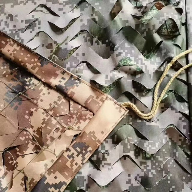 Factory Low Price Outdoor Camouflage Net Hunting Game Camo Mesh Garden Privacy Screen Car Covers Shade Netting Camouflage Nets