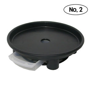 Bandeja circular negra a prueba de fugas n.º 2 para plantas, con depósito de agua, antideslizante, de doble capa, base de plástico PP para macetas, bandeja de goteo para interiores. - Product Image 6