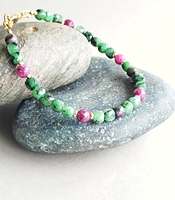 Bracelet artisanal vintage en pierre naturelle pour femme, bracelet en perles de cristal, quartz, hypoallergénique, résistant au ternissement, bijoux imperméables