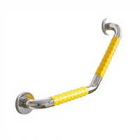 Barre d'appui de douche et de toilettes en acier inoxydable 304, antidérapante, étanche, à poteau unique, durable, disponible en plusieurs couleurs