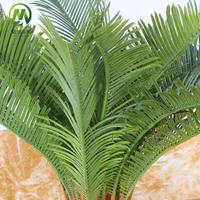 Petit palmier sago artificiel vert haute simulation avec pot, cycas en plastique pour décoration intérieure, durable et élégant