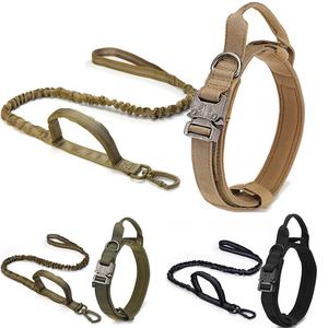 <span class=keywords><strong>Camouflage</strong></span> épais 1.5 pouces de large collier de chien en Nylon robuste collier tactique à boucle en métal à dégagement rapide pour chiens avec poignée - Product Image 2