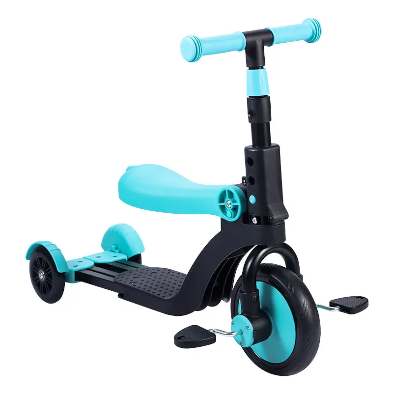 2023 Wholesale Scooters For Children And Babies 3-in-1 Scooters Foldable Scooters For Sitting Riding And Riding