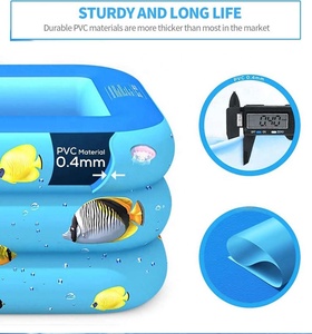 210cm famiglia piscina gonfiabile grande piscina portatile per adulti e bambini piscine all'aperto - Product Image 3