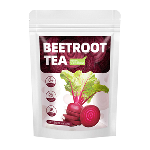 ชาสมุนไพรบีทรูท OEM ชาเพื่อสุขภาพผสมสมุนไพรธรรมชาติ ปราศจากคาเฟอีน เสริมธาตุเหล็กและสารต้านอนุมูลอิสระ บรรจุ 20 ซองชา ซองละ 3 กรัม ต่อกล่อง - Product Image 1