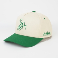 Casquettes de baseball personnalisées à deux tons en coton 100% beige de haute qualité, brodées, pour hommes, vente chaude