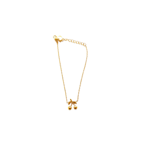 สร้อยคอจี้เชอร์รี่ สแตนเลส 316L ชุบทอง PVD เครื่องประดับแฟชั่น - Product Image 2