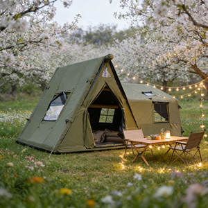 Tente de camping gonflable de haute qualité, OEM ODM disponibles, tente gonflable imperméable pour conditions ventées - Product Image 1