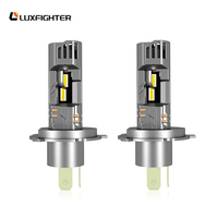Luxfighter 90W 9600LM 6500K IP65 Lampu Depan LED Tahan Air untuk Mobil Motor Truk dengan Garansi 2 Tahun