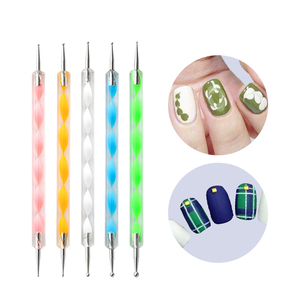 2025 nouveauté acrylique ongles pointillage perceuse stylo 20 pièces ensemble de Nail Art brosses Kit longues lignes <span class=keywords><strong>dessin</strong></span> stylo Art fournitures - Product Image 6