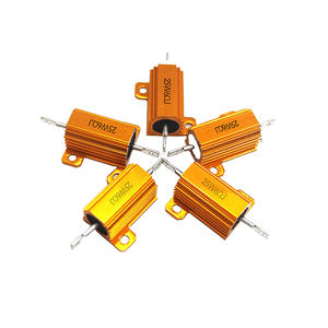 Résistance haute puissance 150w 10ohm 12ohm 16ohm 18ohm 20ohm 0.1 1 <span class=keywords><strong>2</strong></span> 3 5 6 8 9 10 20 50 100 <span class=keywords><strong>ohm</strong></span>, boîtier en aluminium doré - Product Image 1