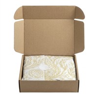 Papier de soie personnalisé avec logo pour emballage de bijoux de luxe, papier d'emballage sans acide, insert de boîte en papier, vente en gros