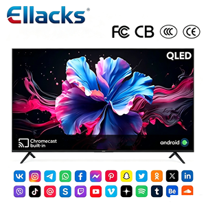 Téléviseur intelligent Android Ellacks avec verre acrylique anti-explosion intégré, anti-lumière <span class=keywords><strong>bleue</strong></span>, HD, 32 pouces, divertissement à domicile - Product Image 4