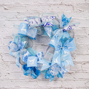 Fita de Natal de Linho com Borda Aramada para Decoração de Árvore de Natal, Decoração de Festas e Embrulho de Presentes - Estampa de Rena e Alce - Product Image 5