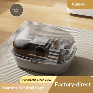 Cages à Hamsters en Gros, Nids Intérieurs pour Chinchillas, Petits Nids pour Animaux de Compagnie, Grand Espace, Boîtes d'Élevage Transparentes en Acrylique pour Oursons Dorés - Product Image 1