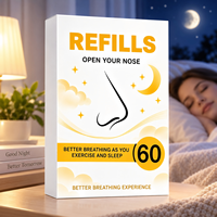 Bandes nasales magnétiques anti-ronflement Dilatateur nasal avec adhésif extra-fort (ne tombe pas)