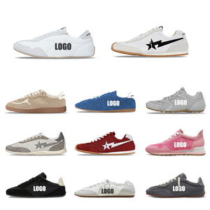 Chaussures de sport décontractées respirantes pour hommes, à semelle plate et fine, avec logo personnalisé, pour la marche et la course, vente en gros - Product Image 1