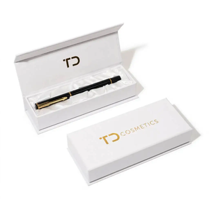 Custom Logo Luxury Promotional Business Gift Paper Packaging Pen <b>Box</b> for Pen Pencils Ballpoint with Satin - Product Image 1
