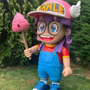 Gran Venta de estatua de Anime japonés grande dibujos animados Anime Arale figuras escultura de resina estatua de Anime femenino - Product Image 4