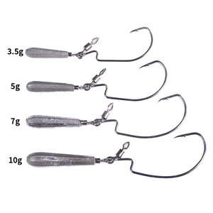3.5g/5g/7g/10g esche per la pesca al piombo con gancio Jig 5 pz/borsa - Product Image 5